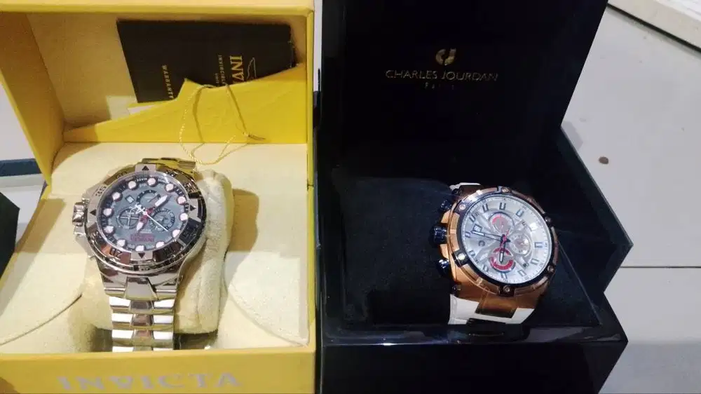 Jual jam Guess collection expedition Invicta sma charles jourdan