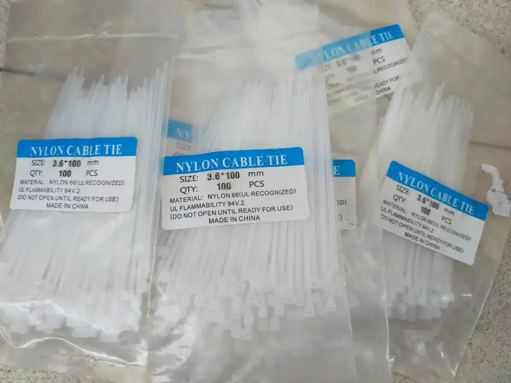 Kabel nylon Kabel Ties serbaguna