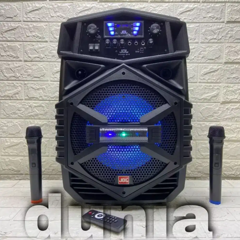 speaker aktif portable Jdl qv12 pro series original