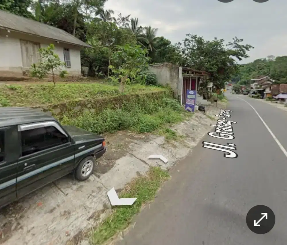 Tanah Pinggir Jalan Raya Kalikuto Magelang