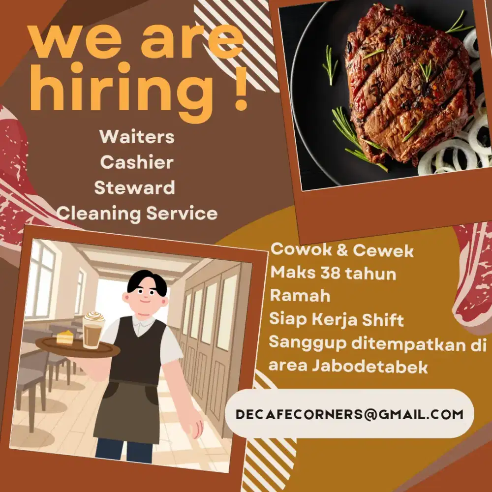 Lowongan crew outlet cafe baru