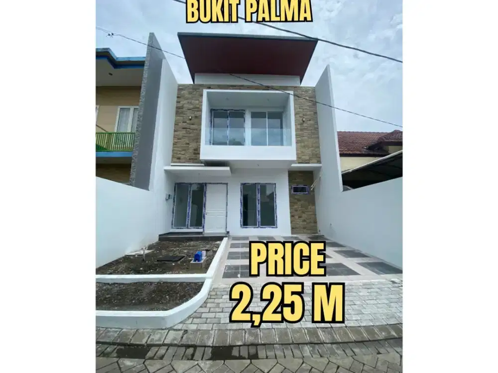 ‼️BARU GRESS‼️ MODERN MINIMALIS RUMAH BUKIT PALMA CITRALAND UTARA DEKAT SUPERINDO DAN SEKOLAH.