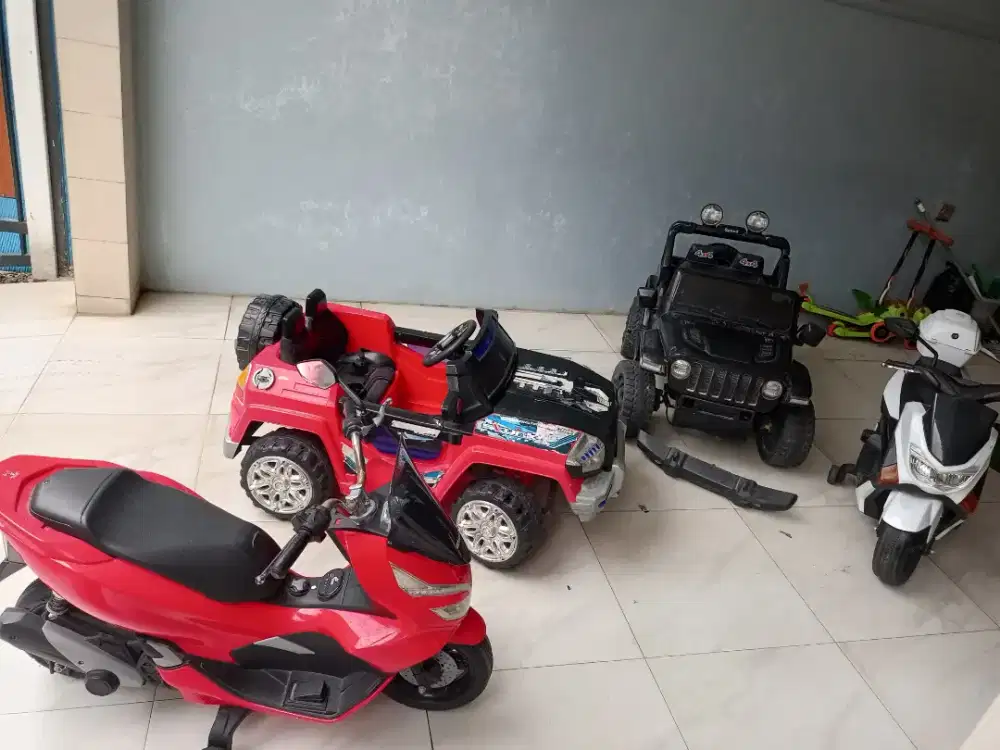 Jual motor dan mobilan aki