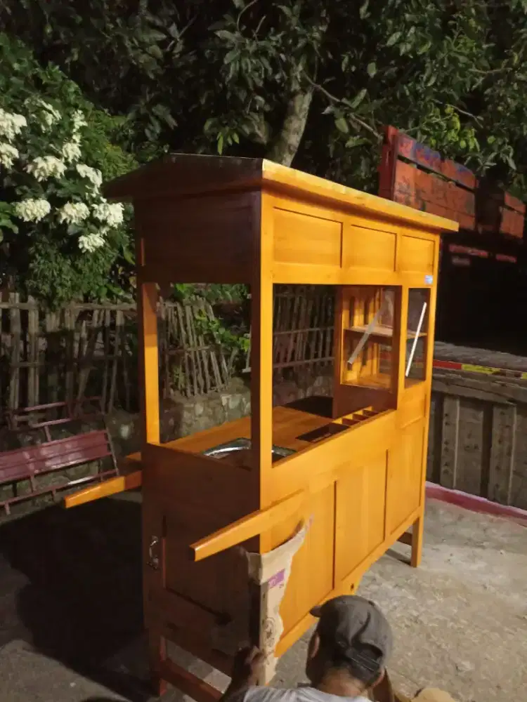 Sedia Gerobak Angkringan, Bakso Mie Ayam, Bubur, Sate, Soto, Pecel dll