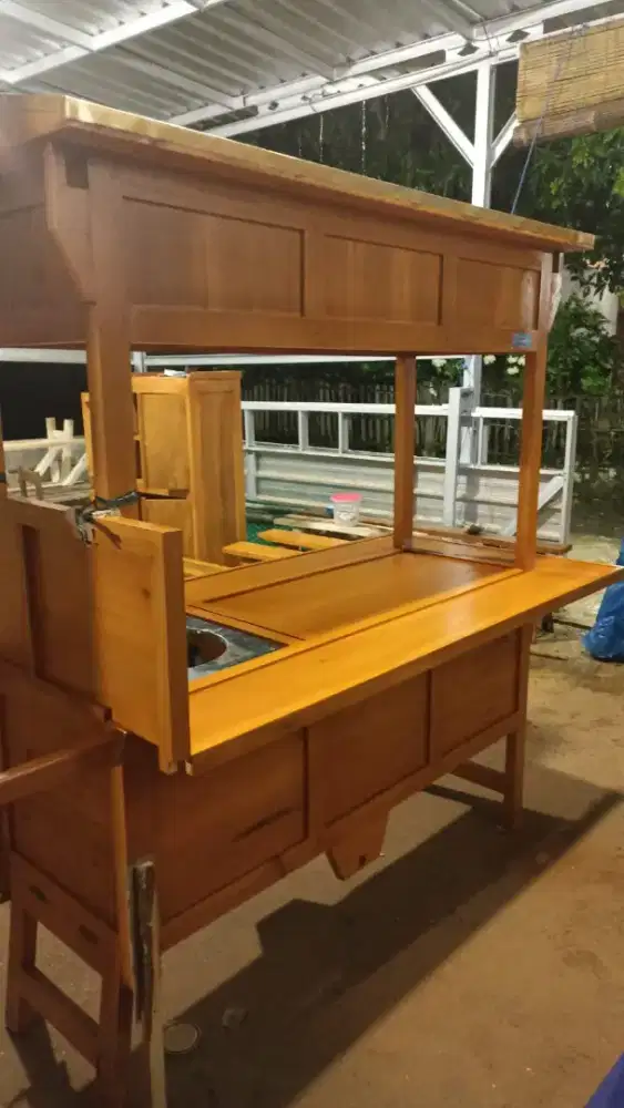 Sedia Gerobak Angkringan, Bakso Mie Ayam, Bubur, Sate, Soto, Pecel dll