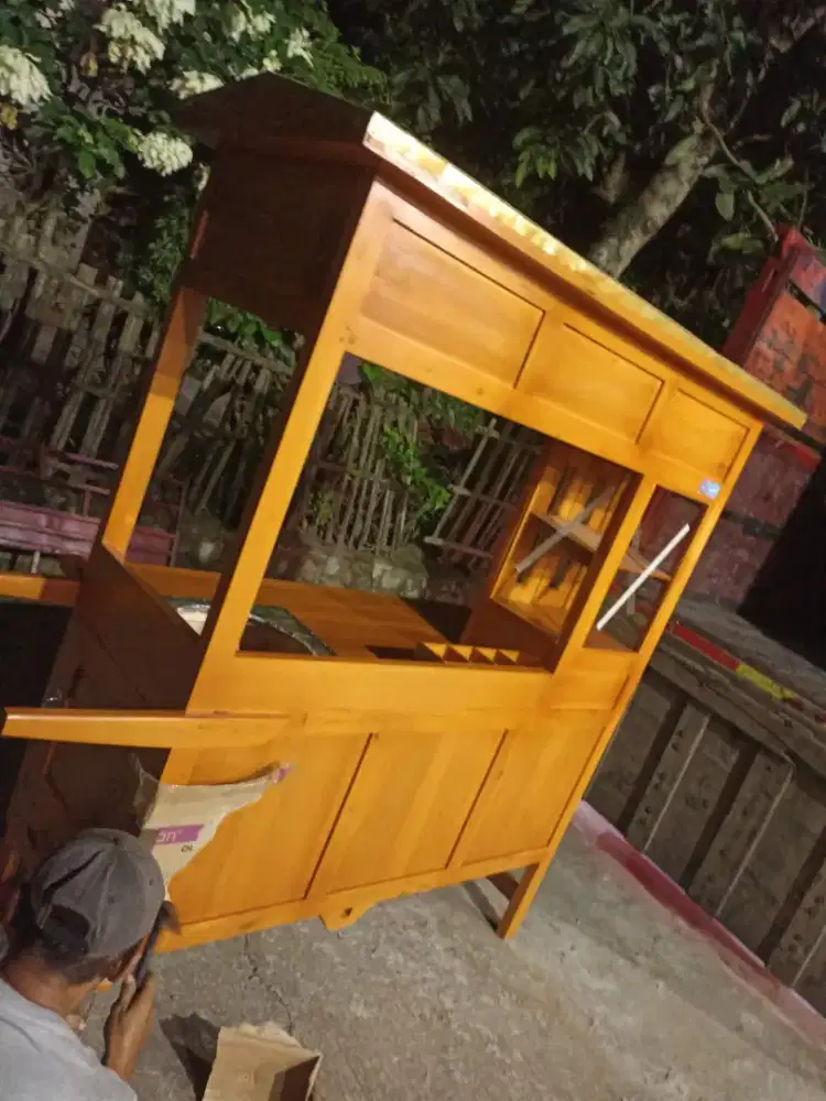 Sedia Gerobak Angkringan, Bakso Mie Ayam, Bubur, Sate, Soto, Pecel dll