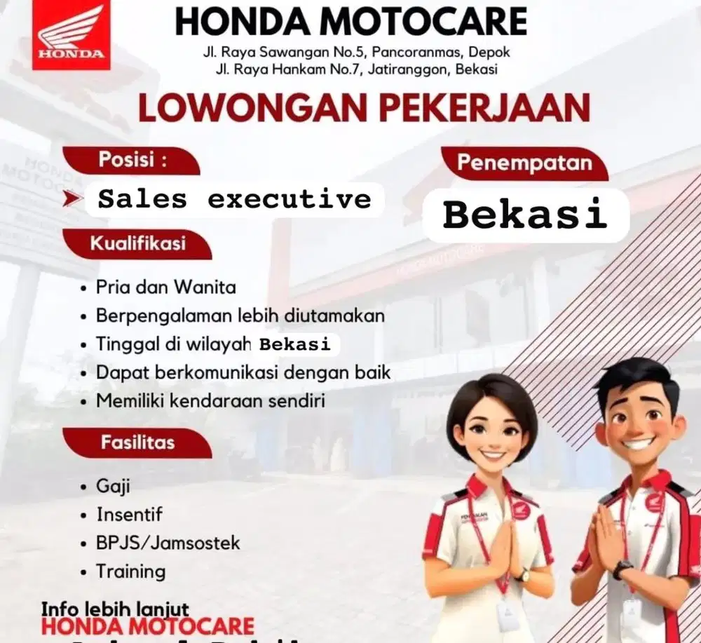 Lowongan kerja sales