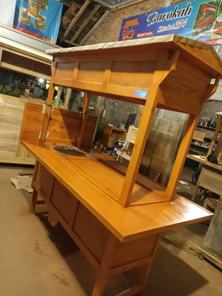 Sedia Gerobak Angkringan, Bakso Mie Ayam, Bubur, Sate, Soto, Pecel dll