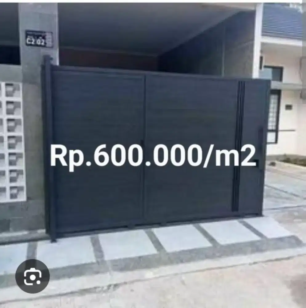Pagar rumah black series