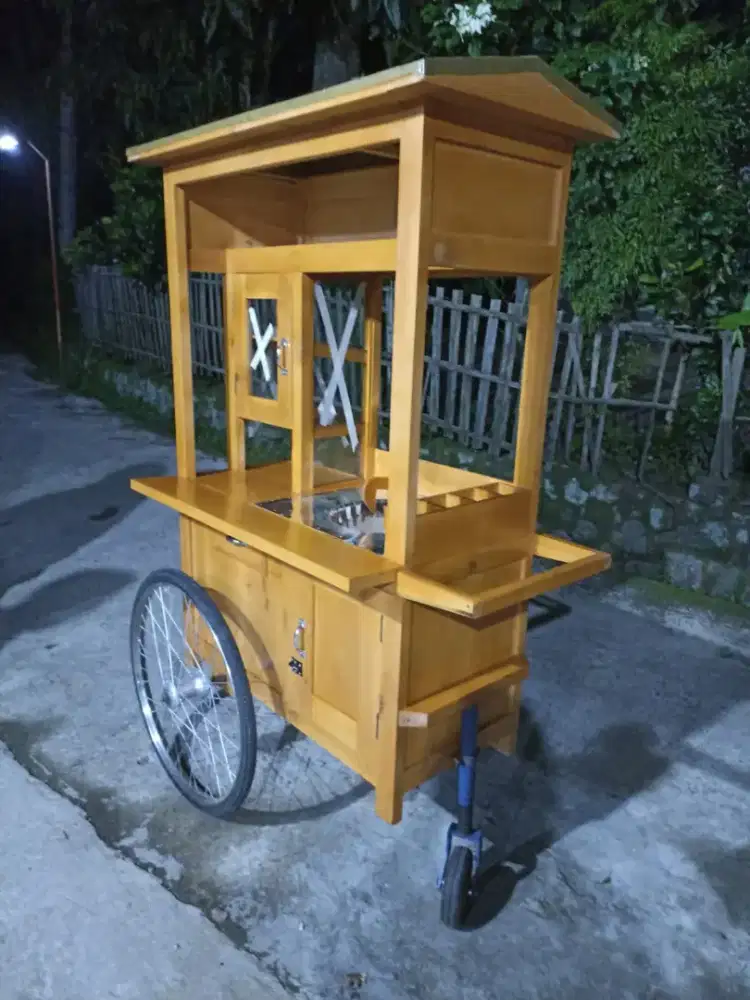 Sedia Gerobak Angkringan, Bakso Mie Ayam, Bubur, Sate, Soto, Pecel dll