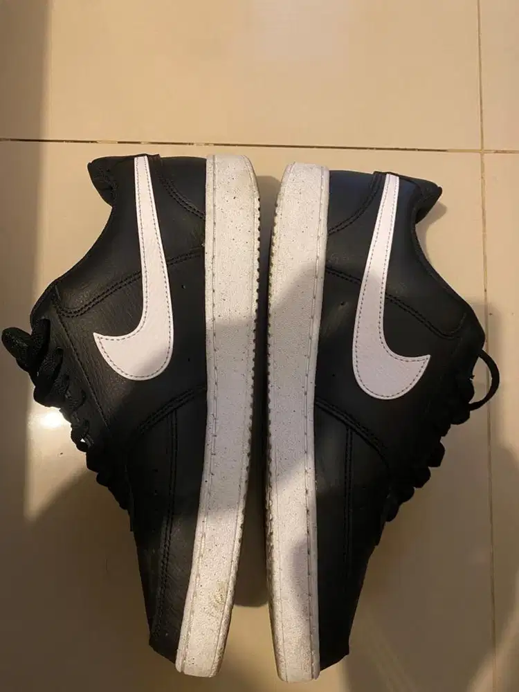 sepatu nike court vision low black