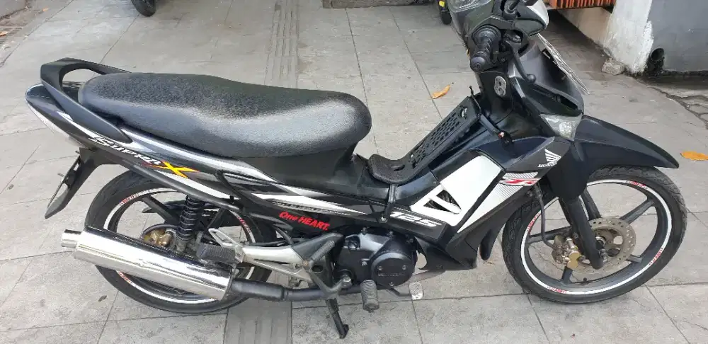 Supra X 125 th 2013 satu hati  mulus pjk baru