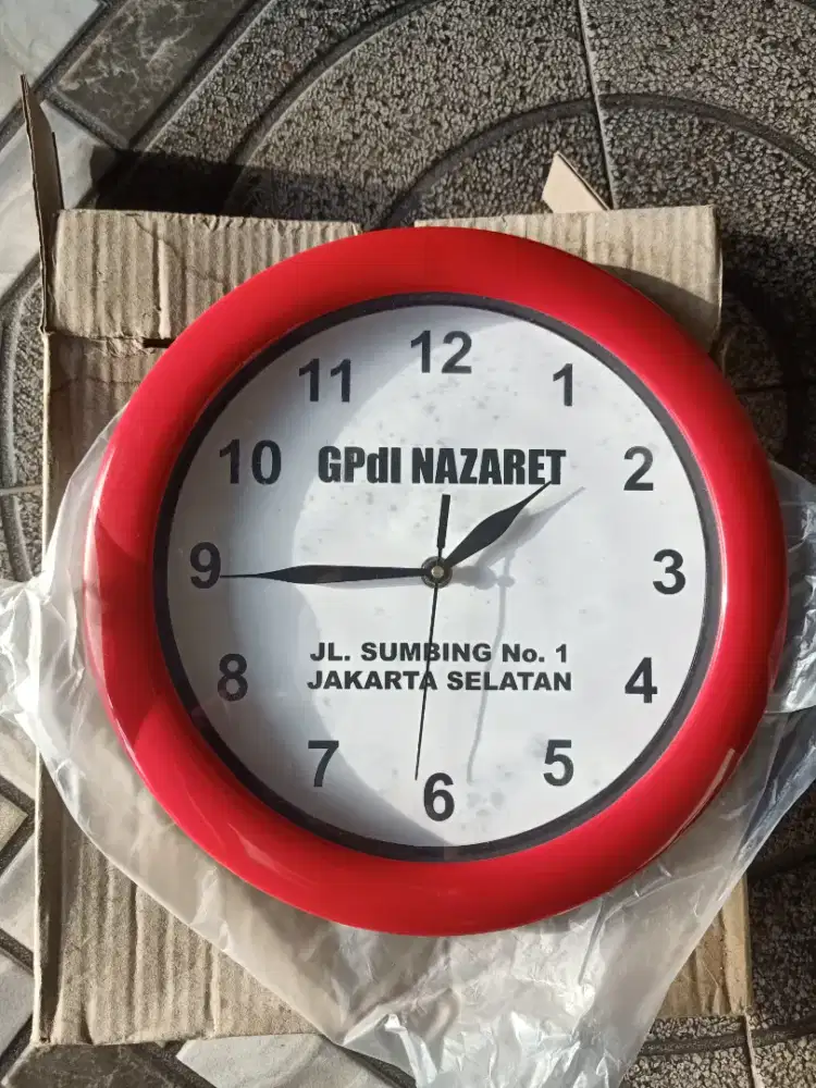 Jam Dinding logo perusahan