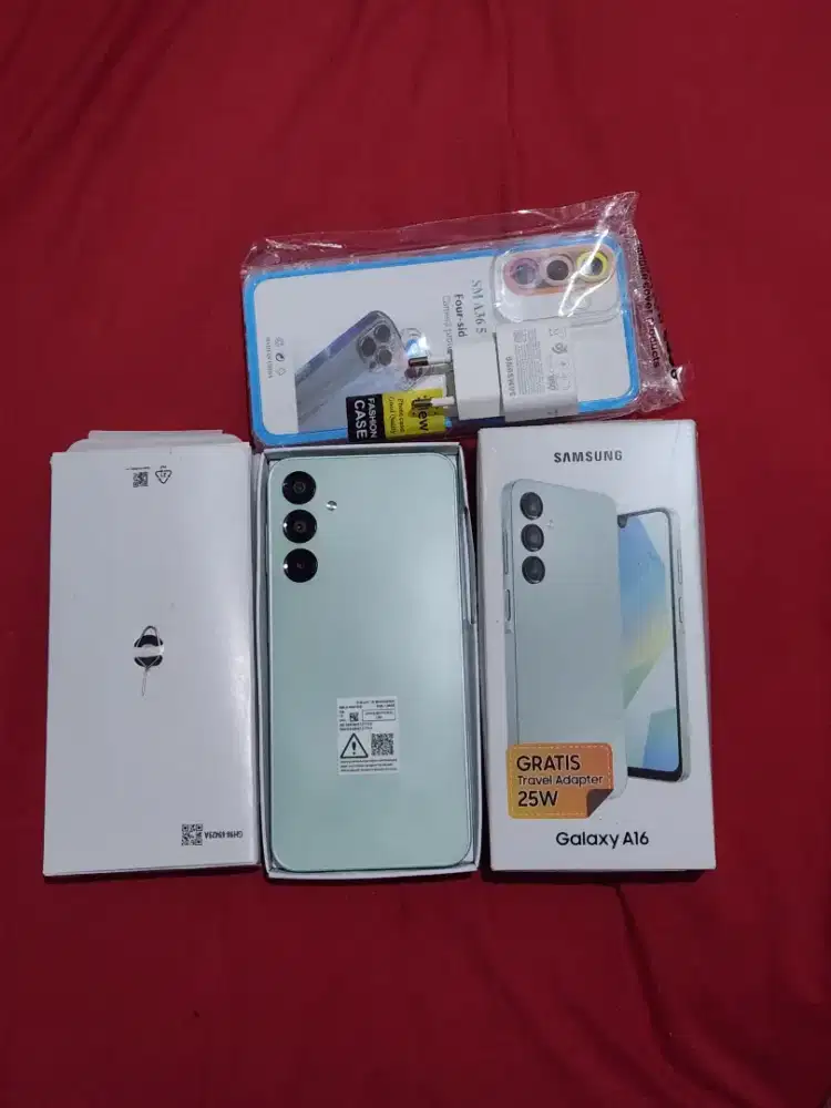 Jual hp SAMSUNG A16 grns resmi  panjang sampai okt 2026