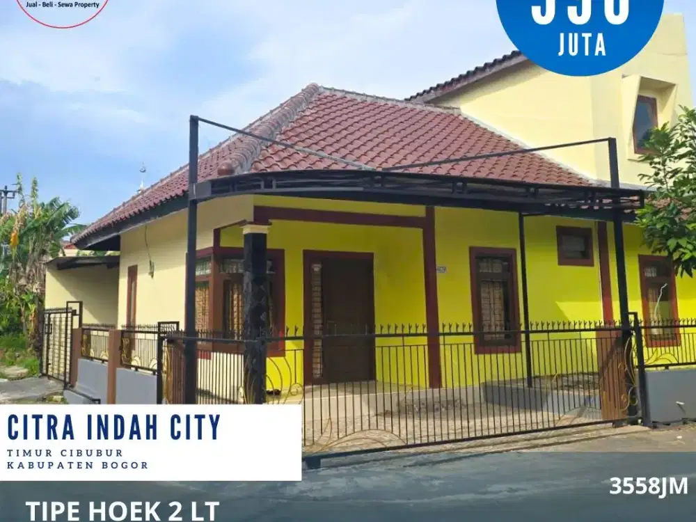 Dijual rumah 2 lantai dicitra indah city jonggol bogor rumah siap huni