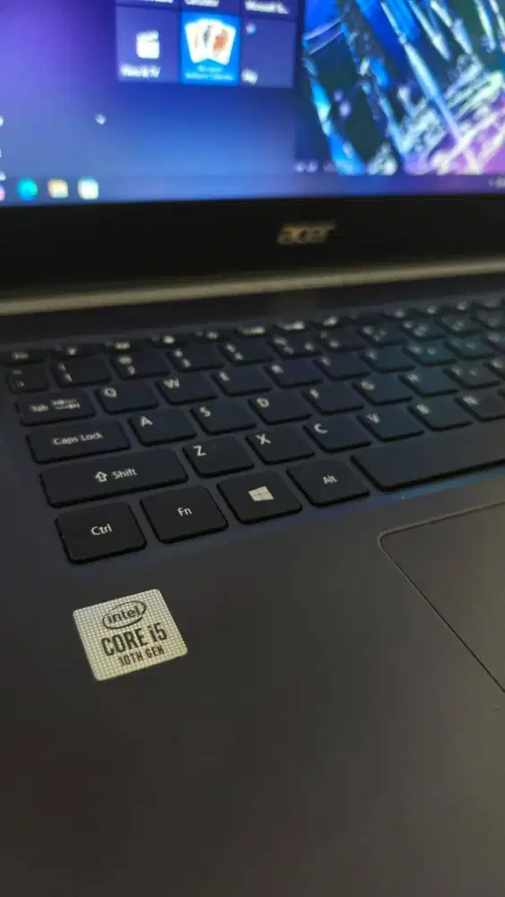 Laptop ACER ASPIRE 5 core i5 gen 10 SLIM Ram 8gb DDR4 jual Murah Bange