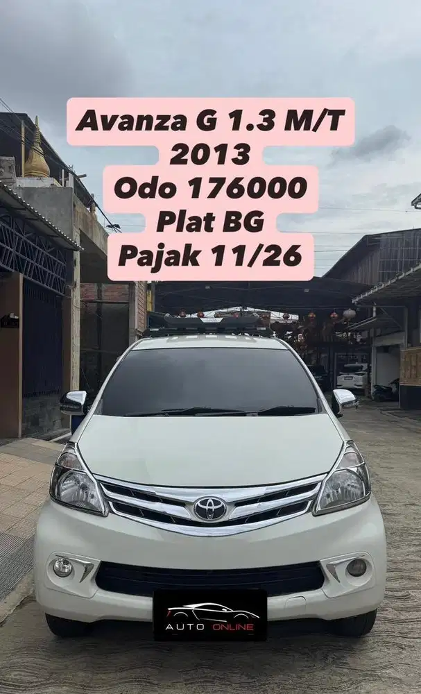 Toyota Avanza G M/T 2013