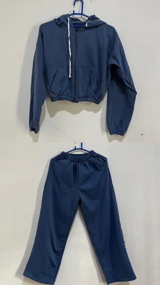 One set baju celana biru