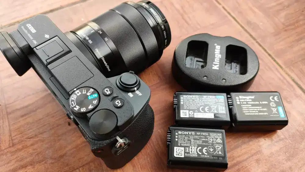 Kamera Sony A6500 + Lensa