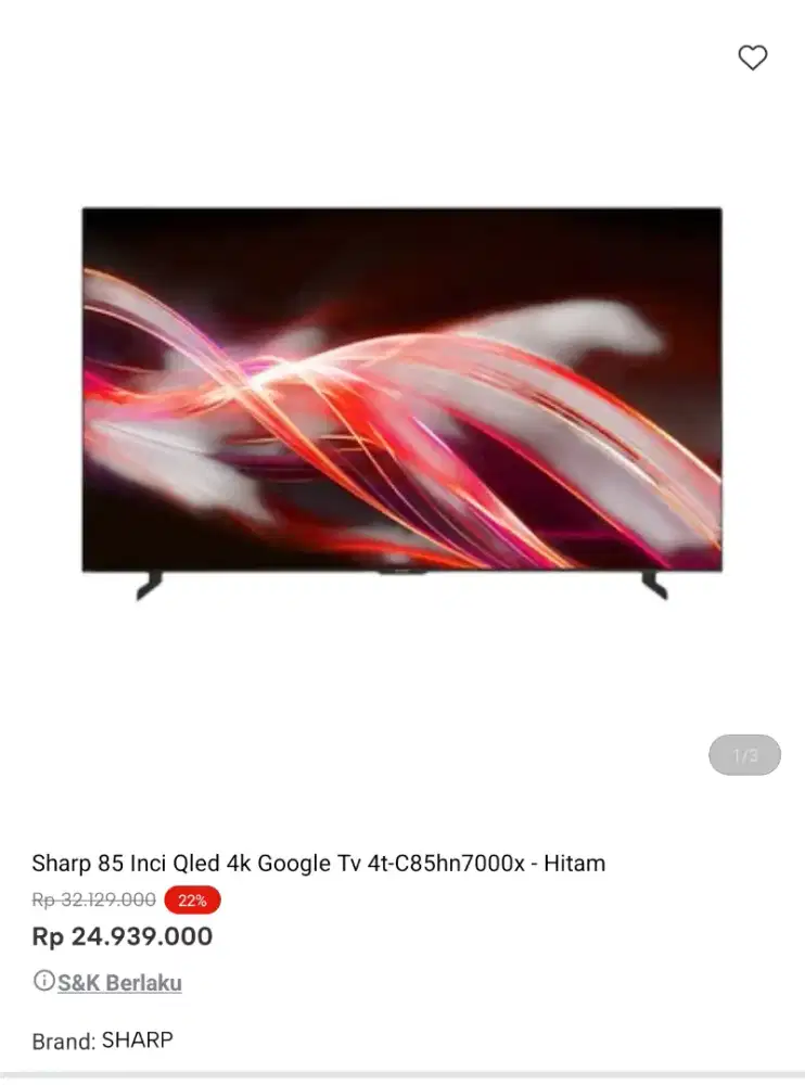 google tv big inch promo
 bisa cicilan 
syarat ktp 
tanpa dp