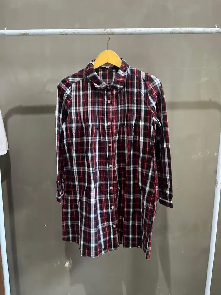 Baju kemeja kotak kotak merk Sorridere