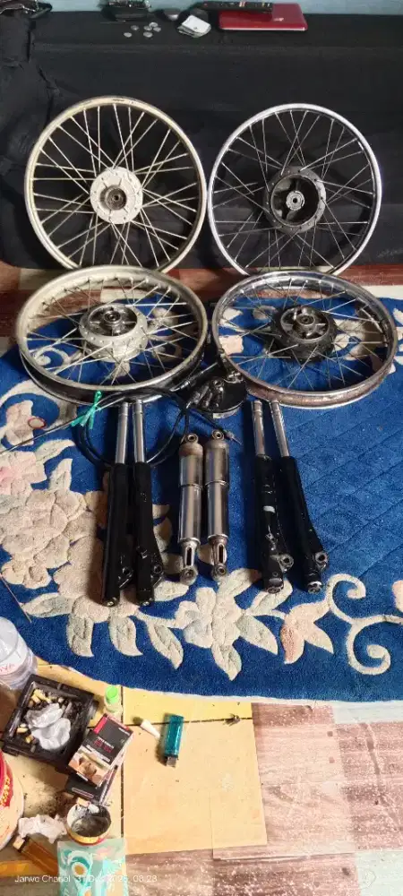 Jual borongan barang bekas grand & Supra x 110