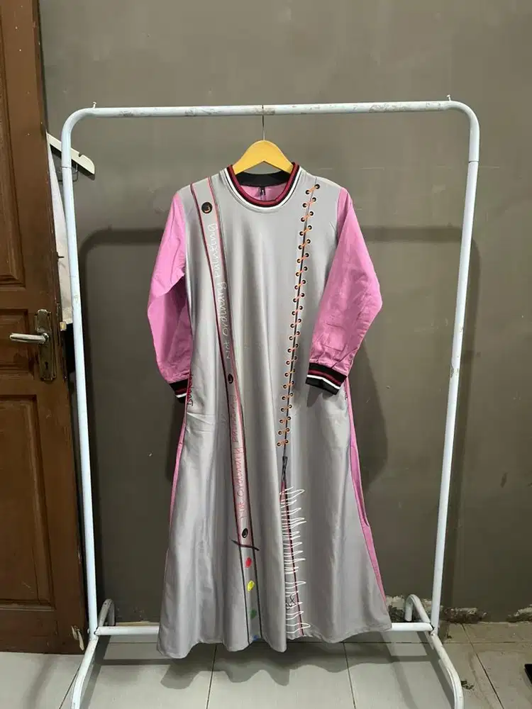 Baju terusan bahan katun merk QAZANA