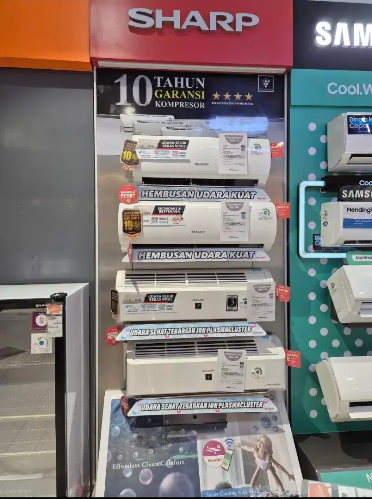 AC SHARP 1PK INVERTER PLASMACLUSTER