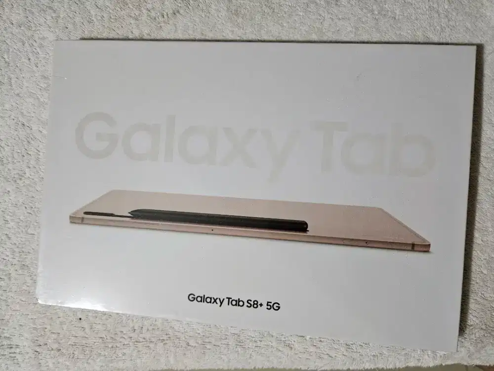 Dijual Samsung Tab S8+ Baru Gold Pink
