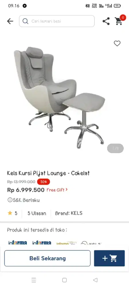 Promo kursi pijat