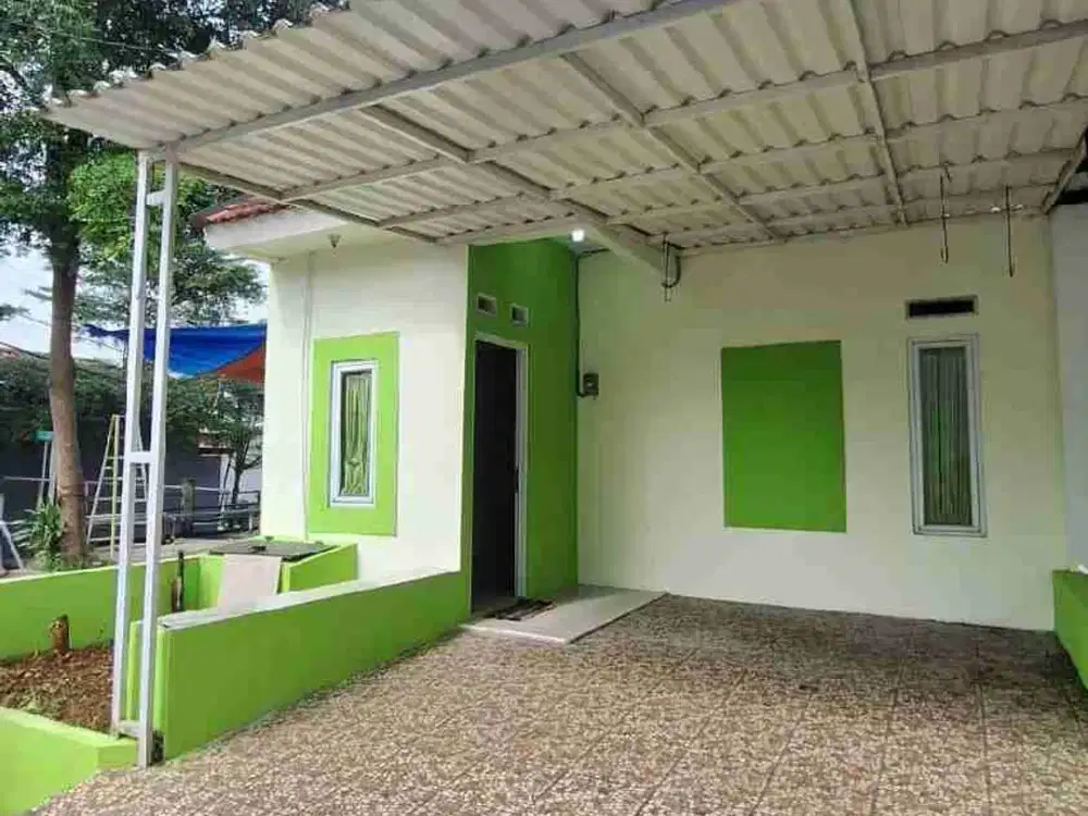 Rumah modern minimalis Citayam Depok Harga promo 414 Juta KPR bank BTN Syariah BSI