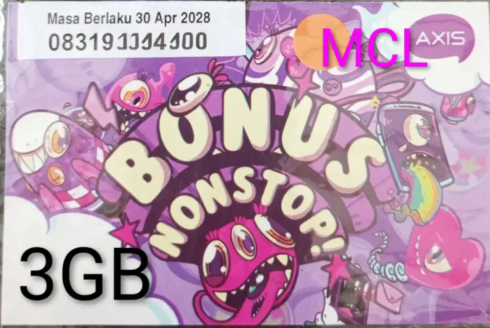 Perdana 3gb kuota data aktif 30 hari