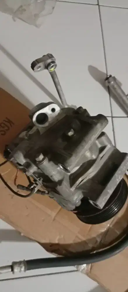 Compresor/kompresor AC original sanden cabutan mobil BRIO.