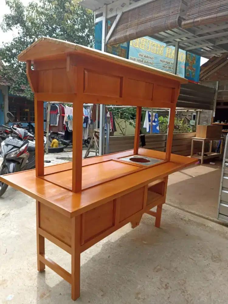 Gerobak Angkringan Bakso Mie Ayam PeceL Bubur Sate Martabak Ronde dlL