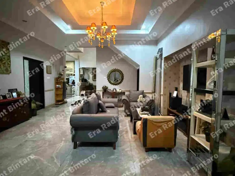 Rumah Hoek Mewah 2 Lantai di Cluster Permata Bintaro Sektor 9