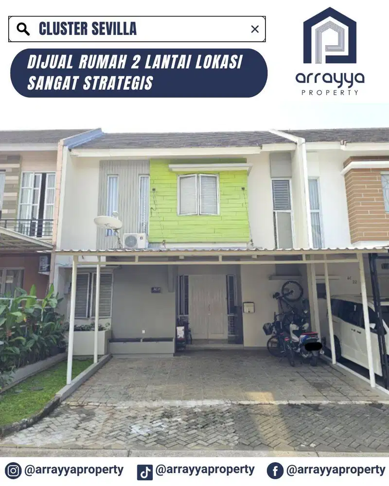 TINGGAL BAWA KOPER!! RUMAH CANTIK SEVILLA BSD, FURNISHED & BARU RENOV