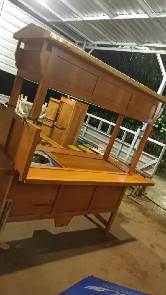 Gerobak Angkringan Bakso Mie Ayam PeceL Bubur Sate Martabak Ronde dlL