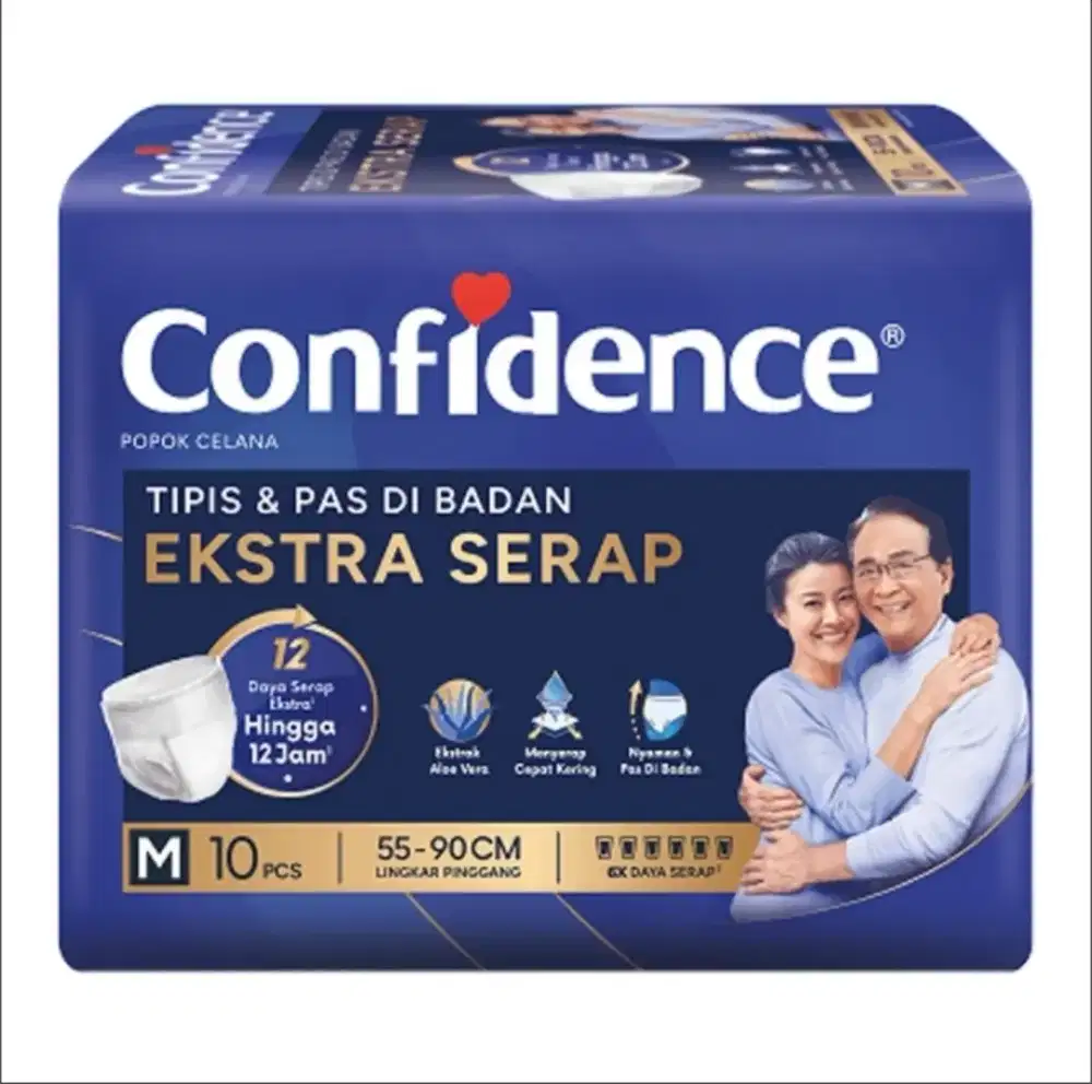 Confidence Popok Celana Ekstra Serap M 10 Pieces.