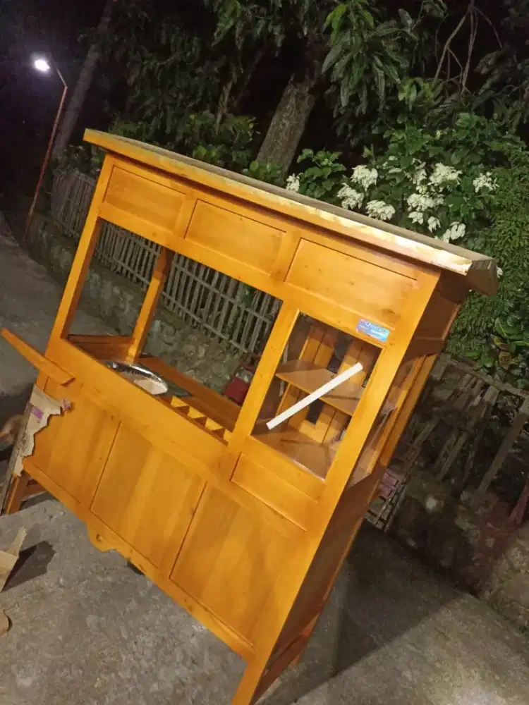 Gerobak Angkringan Bakso Mie Ayam PeceL Bubur Sate Martabak Ronde dlL