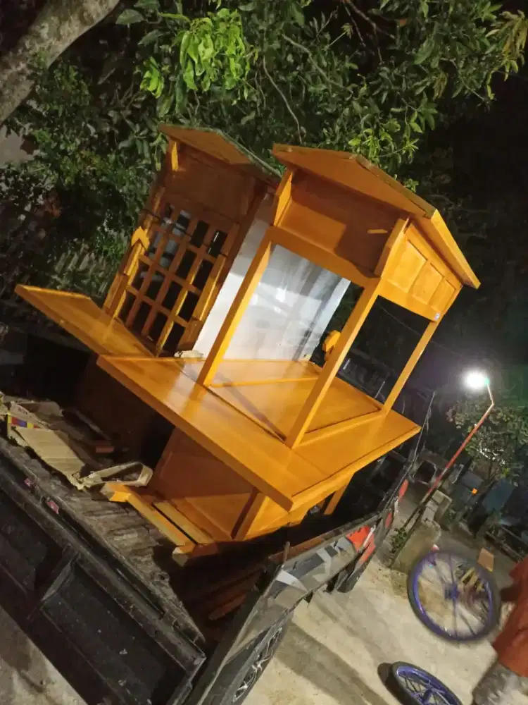 Gerobak Angkringan Bakso Mie Ayam PeceL Bubur Sate Martabak Ronde dlL