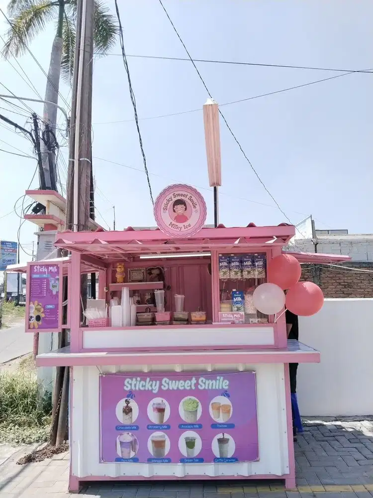 Jual booth makanan minuman dan berbagai usaha