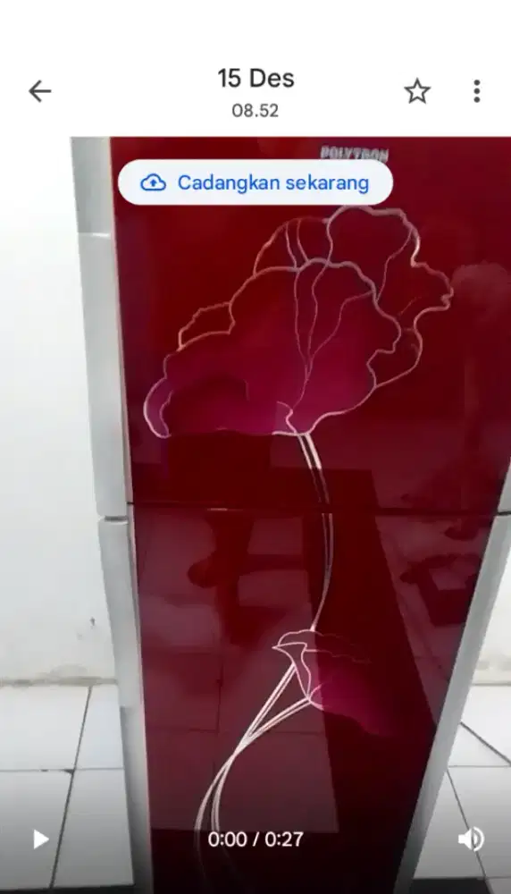 Kulkas Polytron 2 pintu mukus di jamin siap pakai