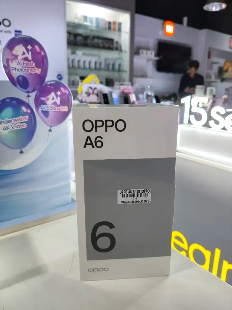 Oppo A6 6/128 garansi resmi 1tahun Atlantis dahsyat