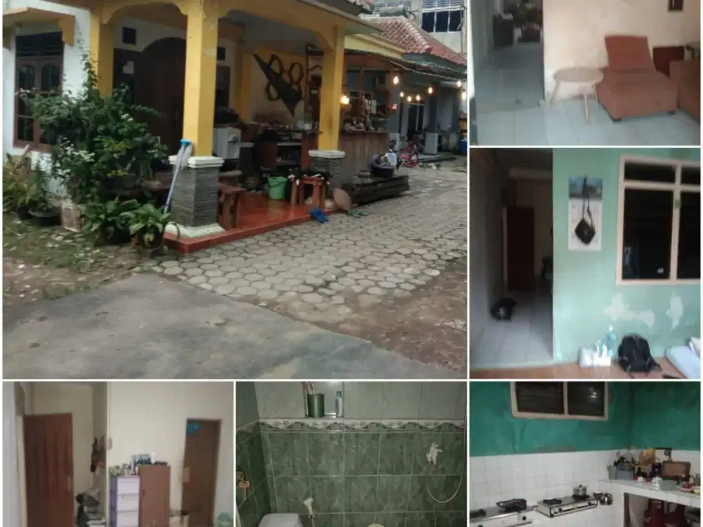 Sewa murah Rumah Hoek ada sisa Tanah di Bubulak - Kota Bogor