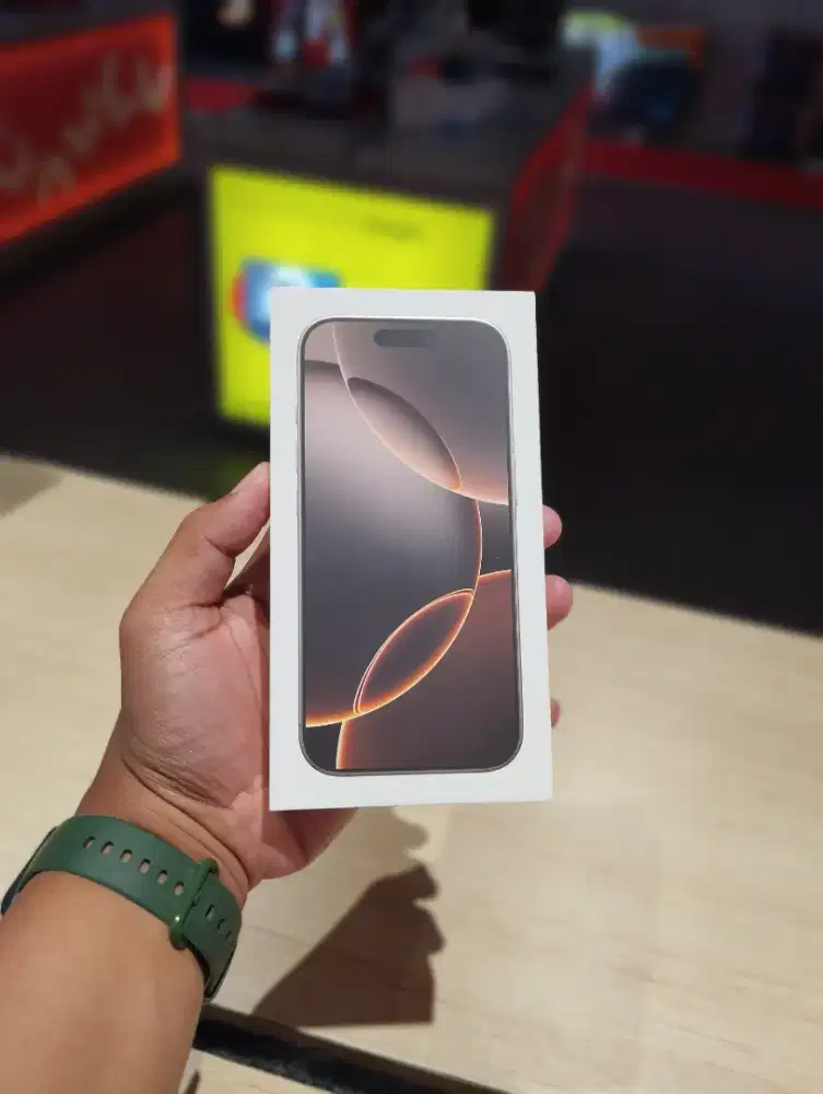 IPHONE 16 PRO DESSERT TITANIUM LIKENEW SEGEL GARANSI RESMI IBOX