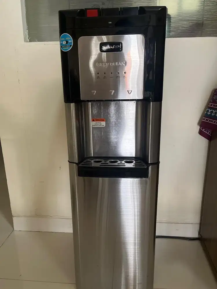 SHARP DISPENSER GALON BAWAH SELF CLEAN, Model SWD-73EHL-BK