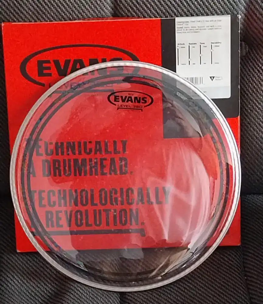 Evans EC2 Clear 12 inch