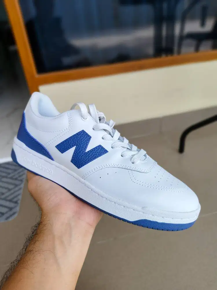 NEW BALANCE BB80 White Bekas - BB80BLL - White/Navy
