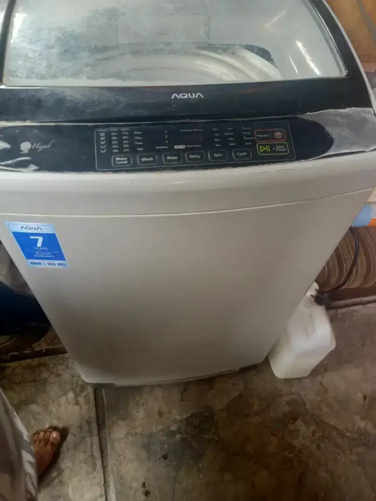 Jual Mesin Cuci 1 tabung otomatis merk AQUA