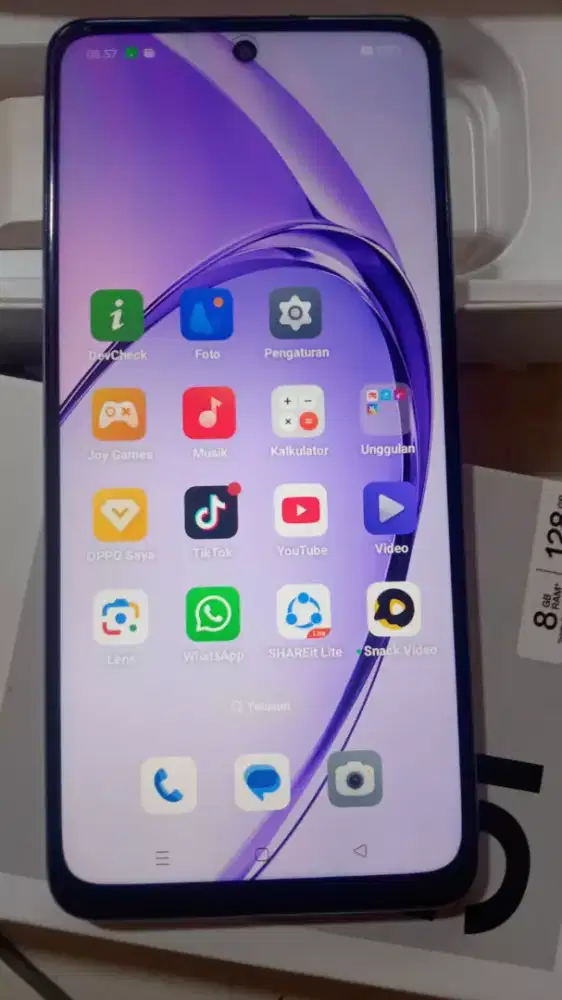 Dijual HP bekas merk Oppo A5i ram 8
